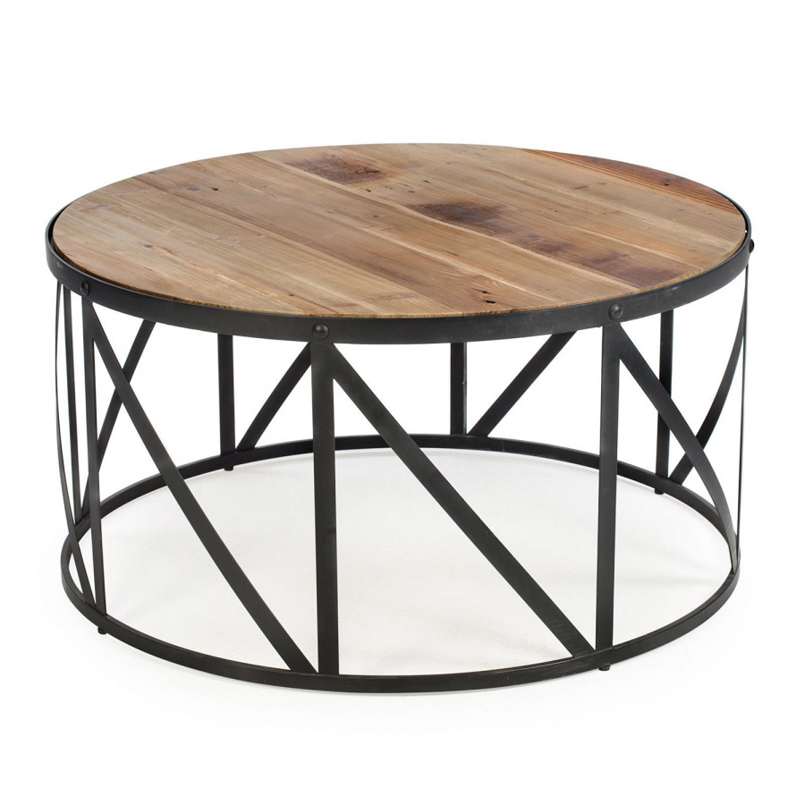 FaFurn - Round Coffee Table in Wood