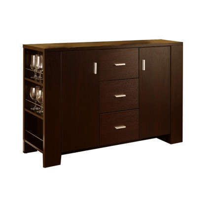 FaFurn - Modern Dining Buffet Sideboard Server in Cappuccino Finish