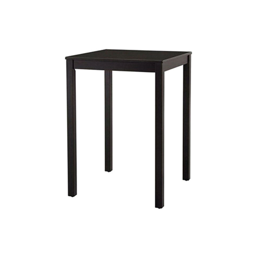 FaFurn - Counter Height Pub Bar Dining Table in Black Wood Finish