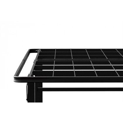 FaFurn - Full Size 18-Inch High Rise Folding Metal Platform Bed Frame