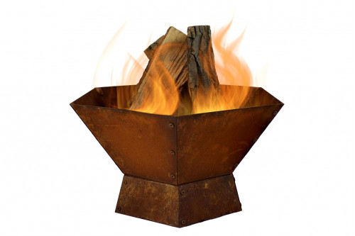 FaFurn™ - 23 Inch Rustic Steel Affinity Fire Pit
