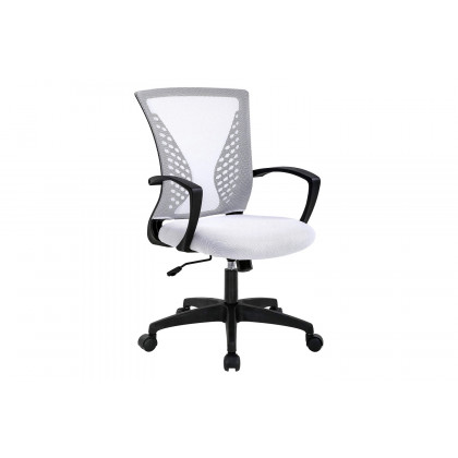 FaFurn - Modern Mid-Back Office Desk Chair Ergonomic Mesh with Armrest On Wheels