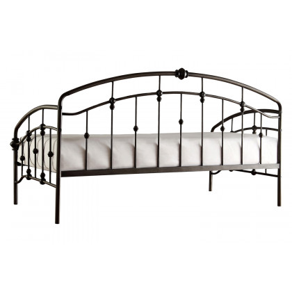 FaFurn - Twin Metal Daybed in Antique Dark Bronze Finish
