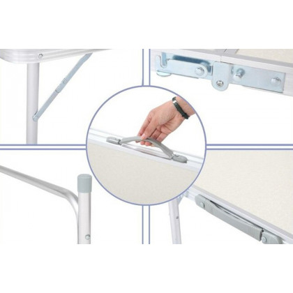 FaFurn - Multipurpose Indoor/Outdoor Lightweight Folding Table with Carry Handle