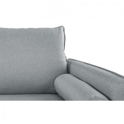 FaFurn Modern Sofa - Light Gray, Fabric