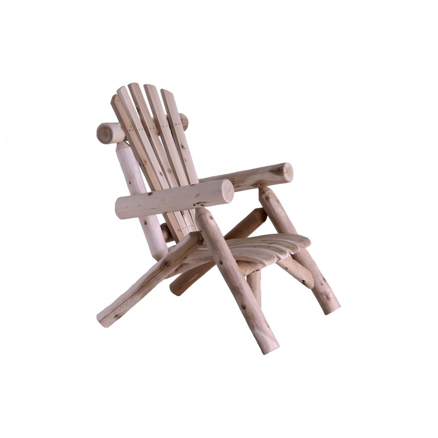 FaFurn - Outdoor Adirondack Style Cedar Log Lounge Chair