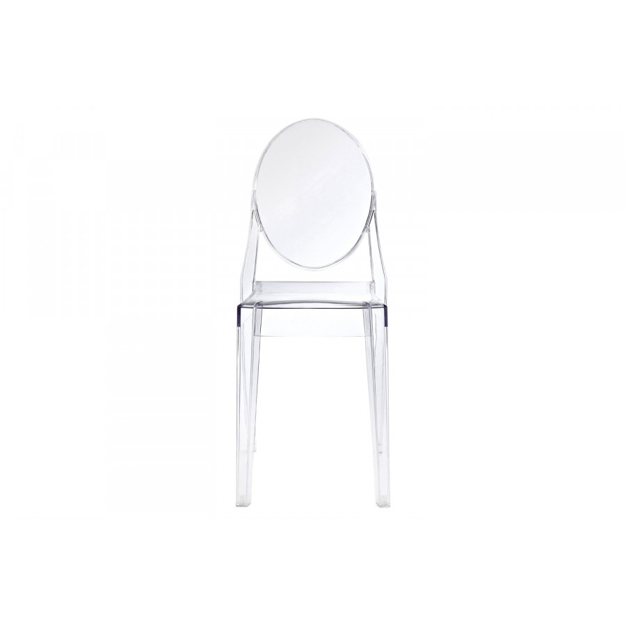 FaFurn - Stackable Clear Acrylic Dining Chair For Indoor Or Outdoor Use