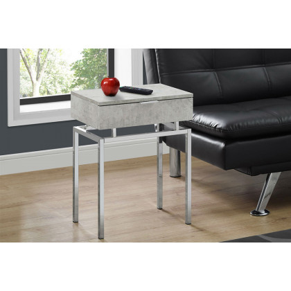 FaFurn - 24-In Modern End Table 1 Drawer Nightstand