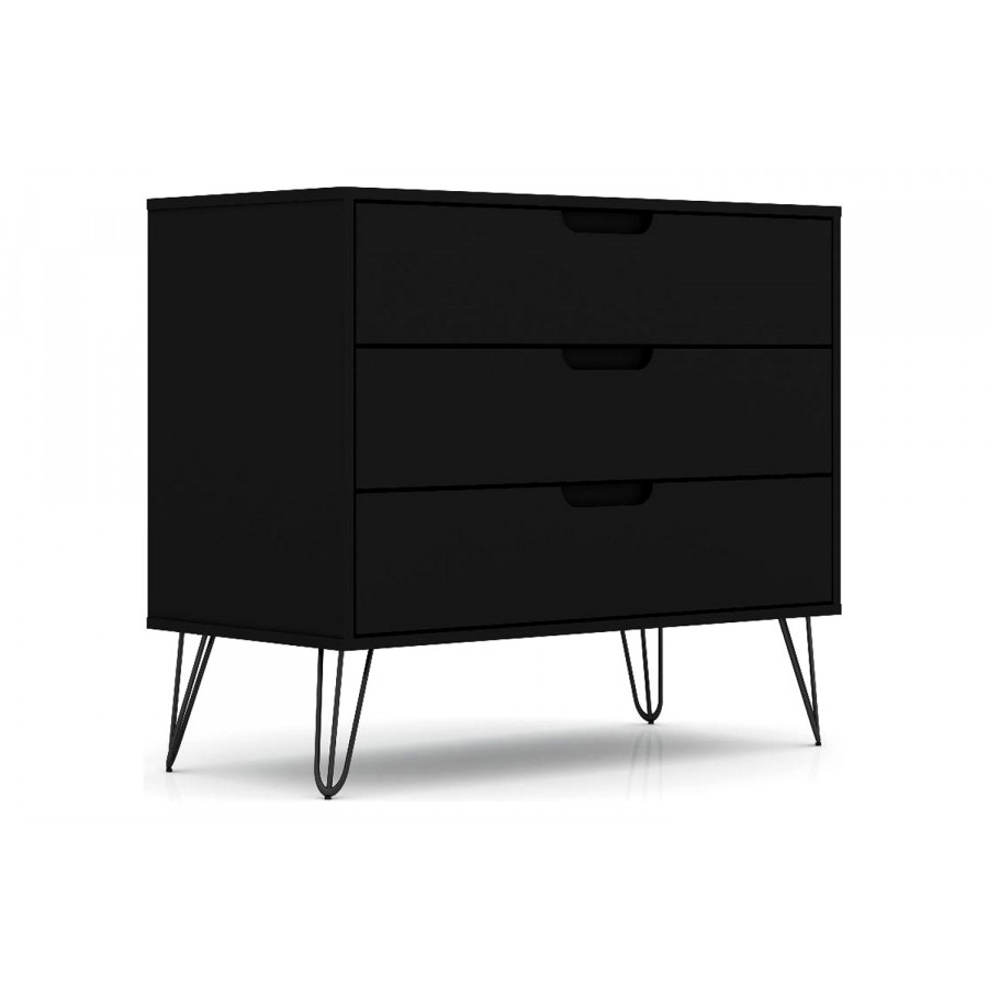 FaFurn - Modern Scandinavian Style Bedroom 3-Drawer Dresser