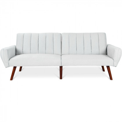 FaFurn Modern Sofa-Bed - Gray, Linen