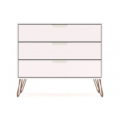 FaFurn - Modern Scandinavian Style Bedroom 3-Drawer Dresser