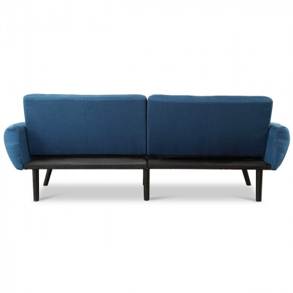 FaFurn Modern Sofa-Bed - Navy Blue, Linen