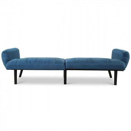 FaFurn Modern Sofa-Bed - Navy Blue, Linen