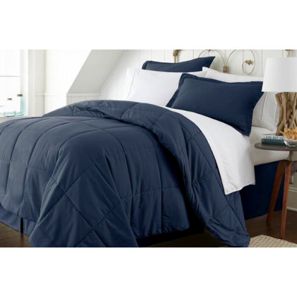 FaFurn - 6-Piece Reversible Comforter Set (NAVYCSET538471)