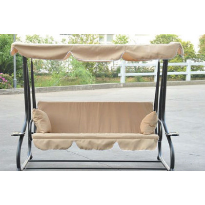 FaFurn - Outdoor Canopy Swing Patio Porch Shade Deck Bed in Sand