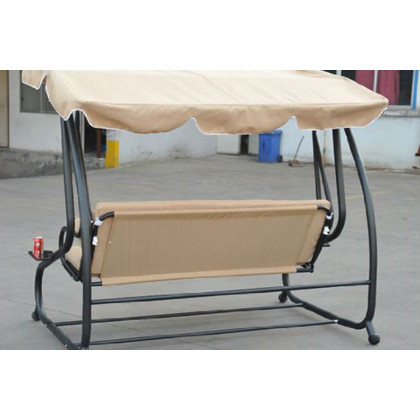 FaFurn - Outdoor Canopy Swing Patio Porch Shade Deck Bed in Sand