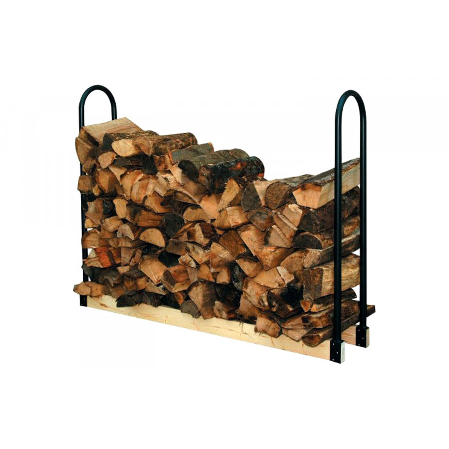 FaFurn - Adjustable Length Firewood Log Rack For Indoor Or Outdoor Use