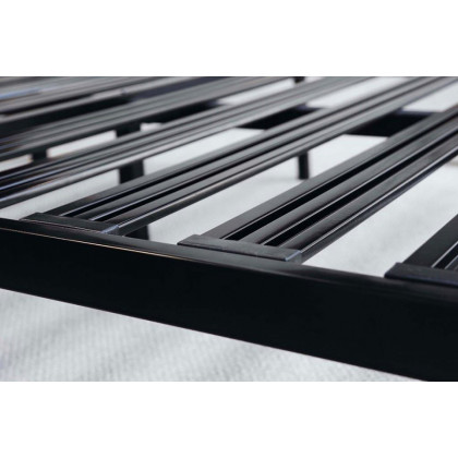 FaFurn - Full Size Metal Platform Bed Frame with 3.86 Inch Wide Heavy Duty Steel Slats