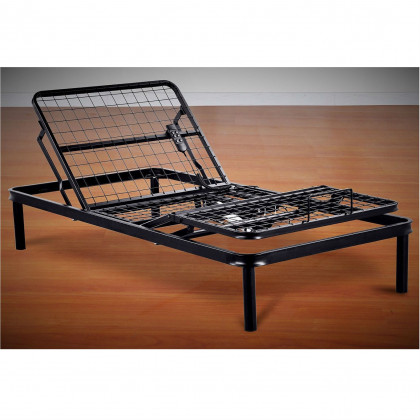 FaFurn - Adjustable Twin XL Size Bed Base with Remote in Metal