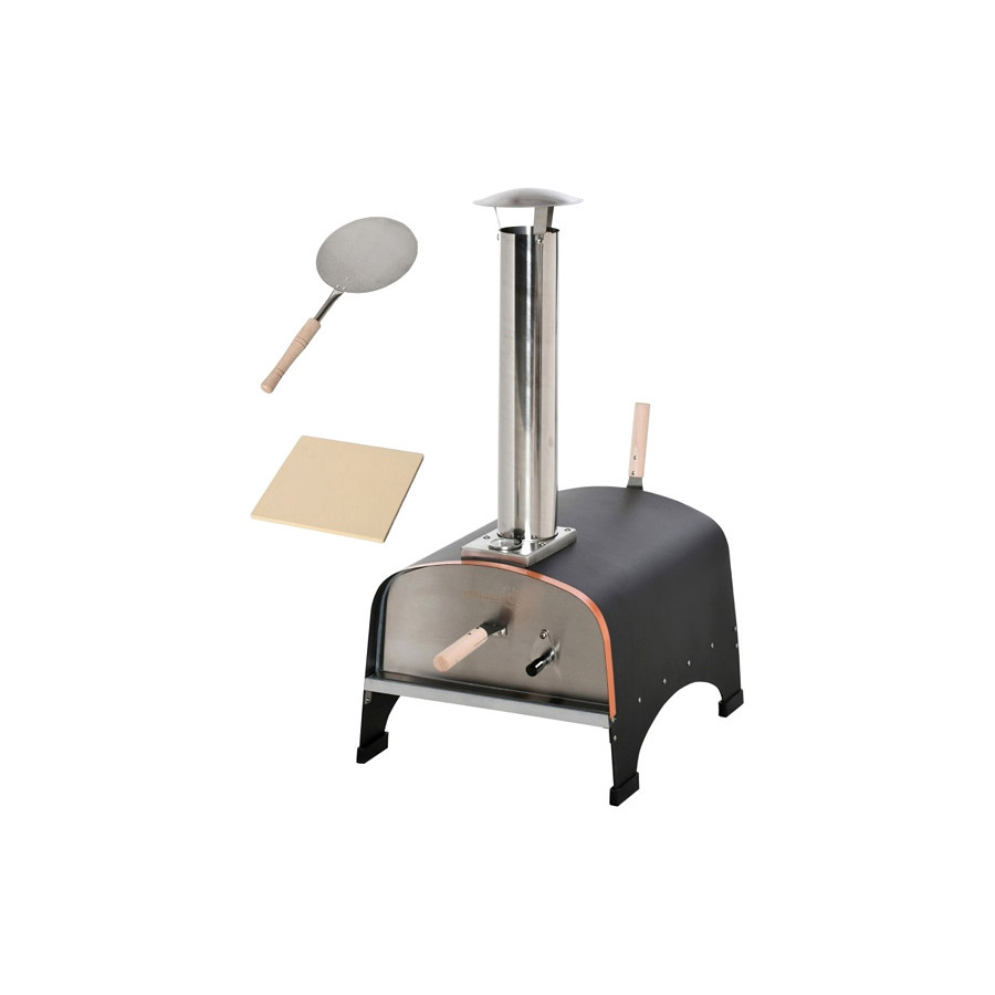 FaFurn - Outdoor Backyard Portable Pizza Oven with Thermometer