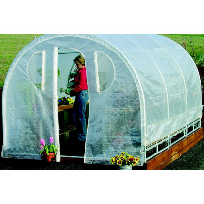 FaFurn - Polytunnel Hoop House Style Greenhouse (8" X 8")