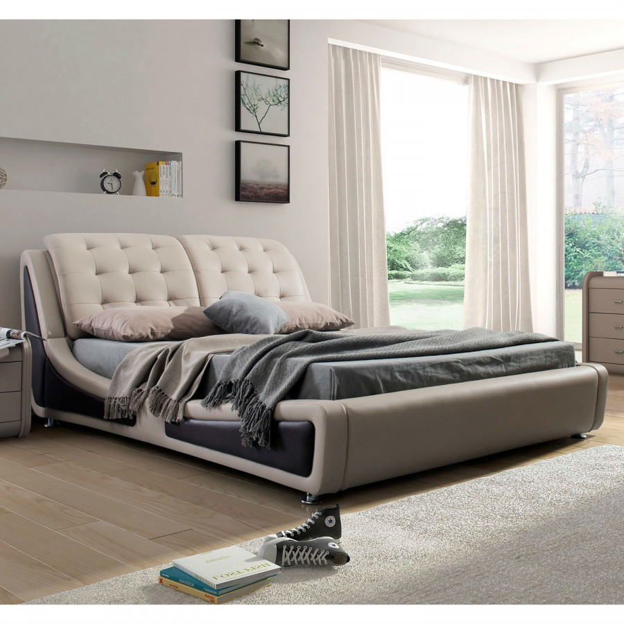 FaFurn - Bed Frame with Headboard