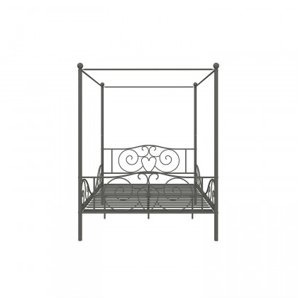 FaFurn Full Size Canopy Bed Frame - Metal, Metal