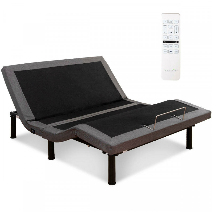 FaFurn - Adjustable Queen Size Bed Frame Base with Remote Control USB Ports and Massage