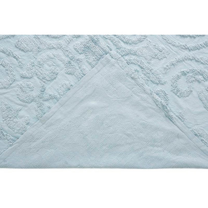 FaFurn Queen Size 3-Piece Coverlet Bedspread Set - Blue, Cotton