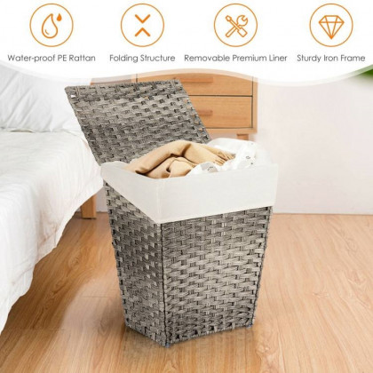 FaFurn - Foldable Laundry Hamper Basket with Liner