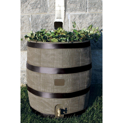 FaFurn - 2-In-1 Rain Barrel Planter