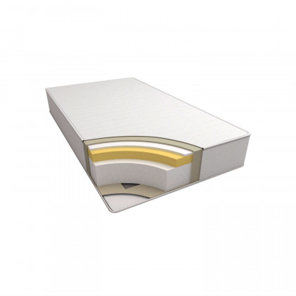 FaFurn - Twin Size Memory Foam Mattress with Knit Cover