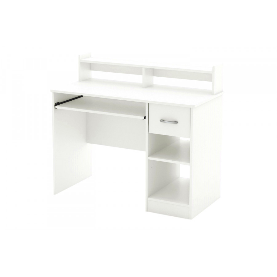 FaFurn Contemporary Home Office Computer Desk - White