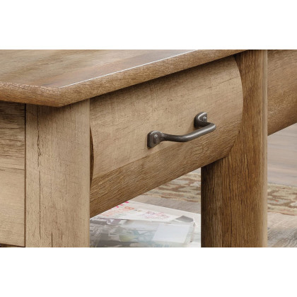 FaFurn Farmhome Lodge 2 Drawer & 2 Faux Drawers Coffee Table - Oak