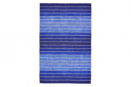 FaFurn™ Striped Hand-Tufted Wool/Cotton Area Rug - 2" x 3"