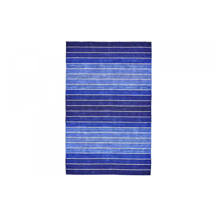 FaFurn - Striped Hand-Tufted Wool/Cotton Area Rug