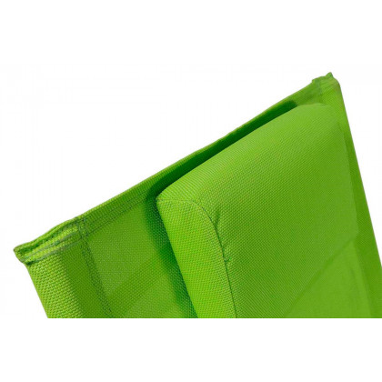 FaFurn - Outdoor Patio Rocking Chair with Pillow in Green, Polyethylene/Steel