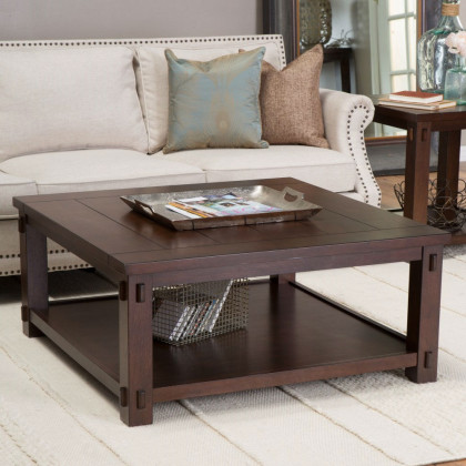 FaFurn - Coffee Table in Espresso, Wood