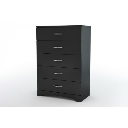 FaFurn - Modern 5-Drawer Bedroom Chest in Wood Finish