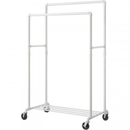 FaFurn - Garment Rack Clothes with Locking Wheels
