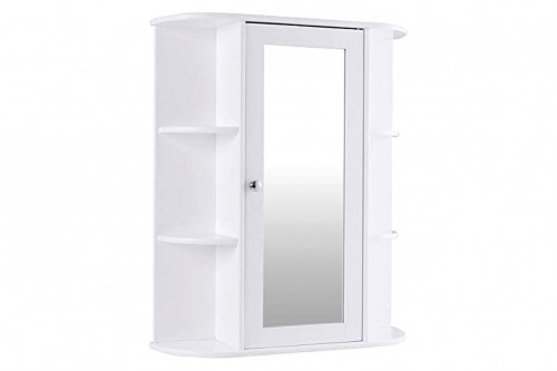 FaFurn™ - White Bathroom Wall Mounted Medicine Cabinet with Storage Shelves