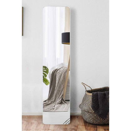 FaFurn - Modern Freestanding Full Length Floor Mirror with Stand Or Wall Mounted