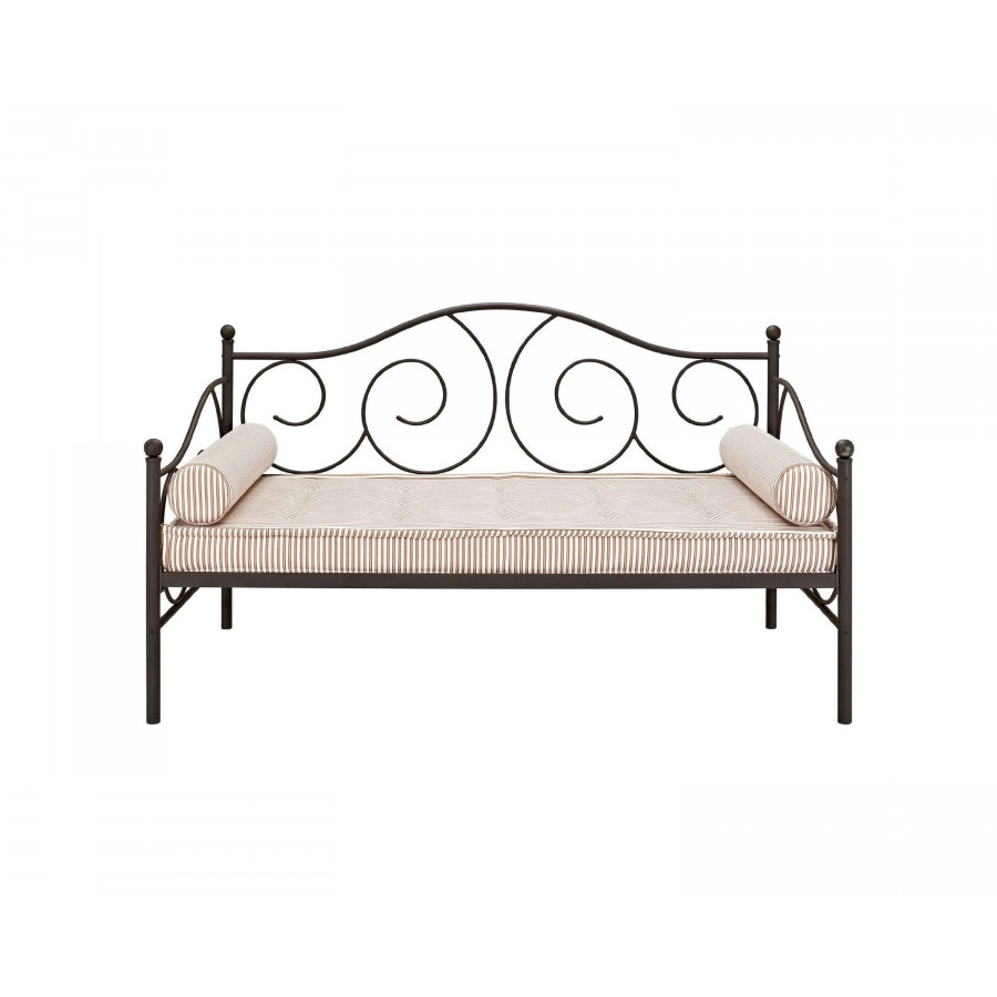 FaFurn - Contemporary Twin Size Daybed Frame in Dark Pewter, Metal