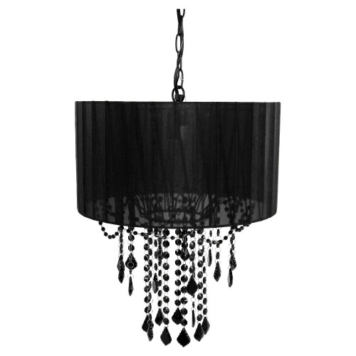FaFurn - 1-Bulb Chandelier in Black
