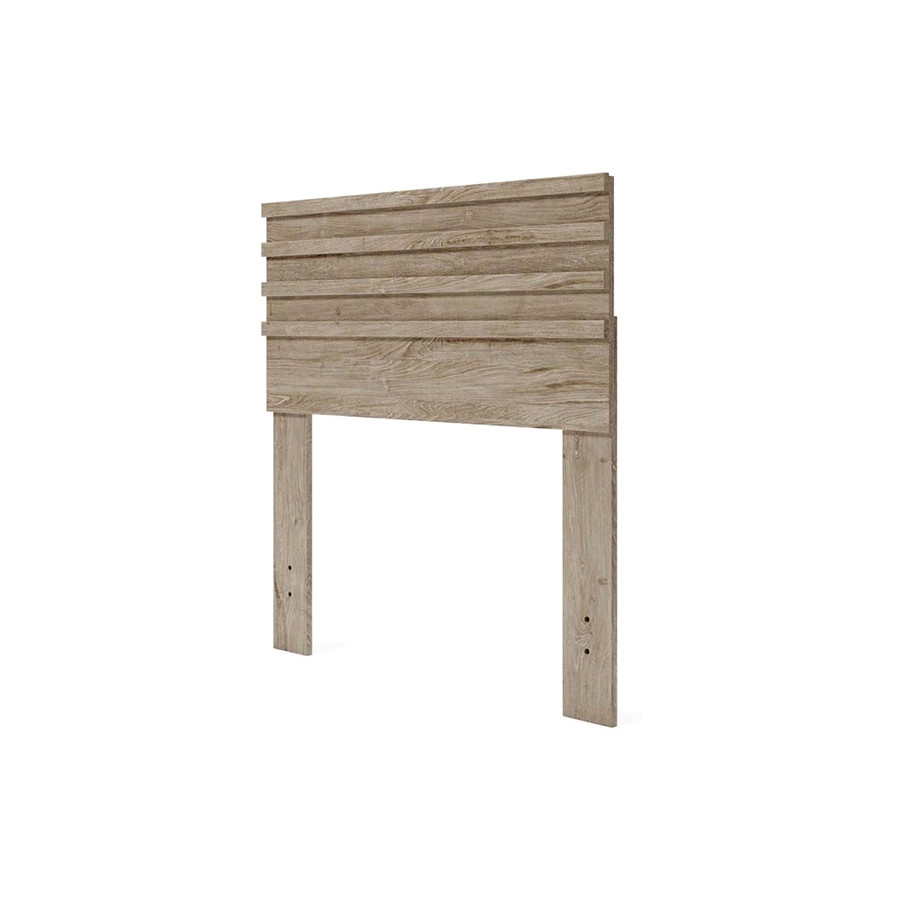 FaFurn Farmhouse Headboard in Wood Finish - Rustic Natural, Twin Size