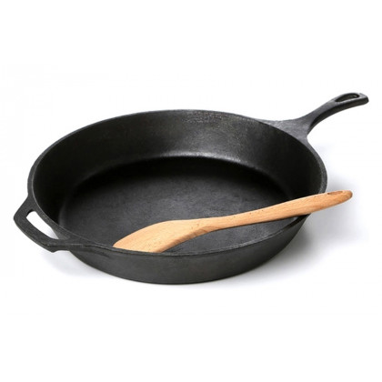 FaFurn - Pre-Seasoned Cast Iron 14-Inch Round Skillet