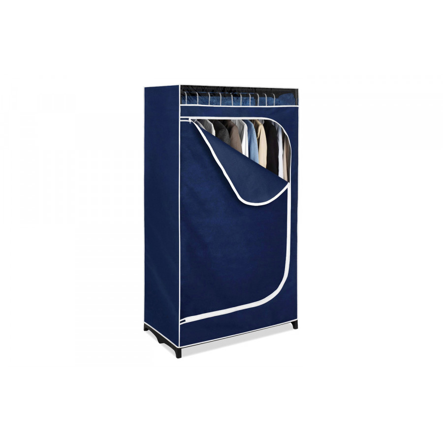 FaFurn - Portable Clothes Closet Wardrobe in Blue Breathable Fabric