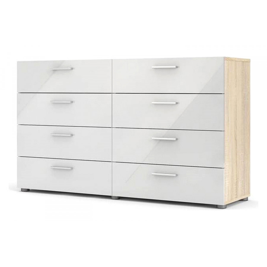 FaFurn - Modern Bedroom 8-Drawer Double Dresser