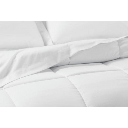 FaFurn California King Size 6-Piece Reversible Comforter Set - White, Microfiber