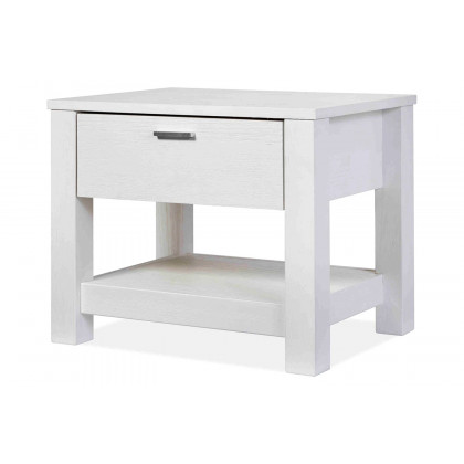 FaFurn - Farmhouse Traditional Rustic 1 Drawer Nightstand